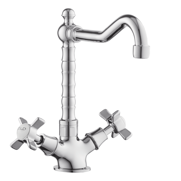 Country Kitchen Tap - Porcelain Lever