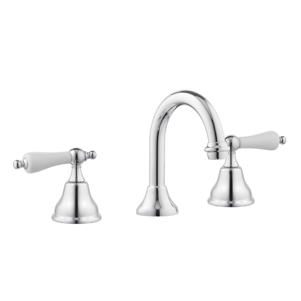 Traditional Kitchen Tap - English Spout - Porcelain Lever