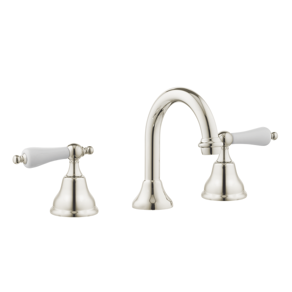 Traditional Kitchen Tap - English Spout - Porcelain Lever