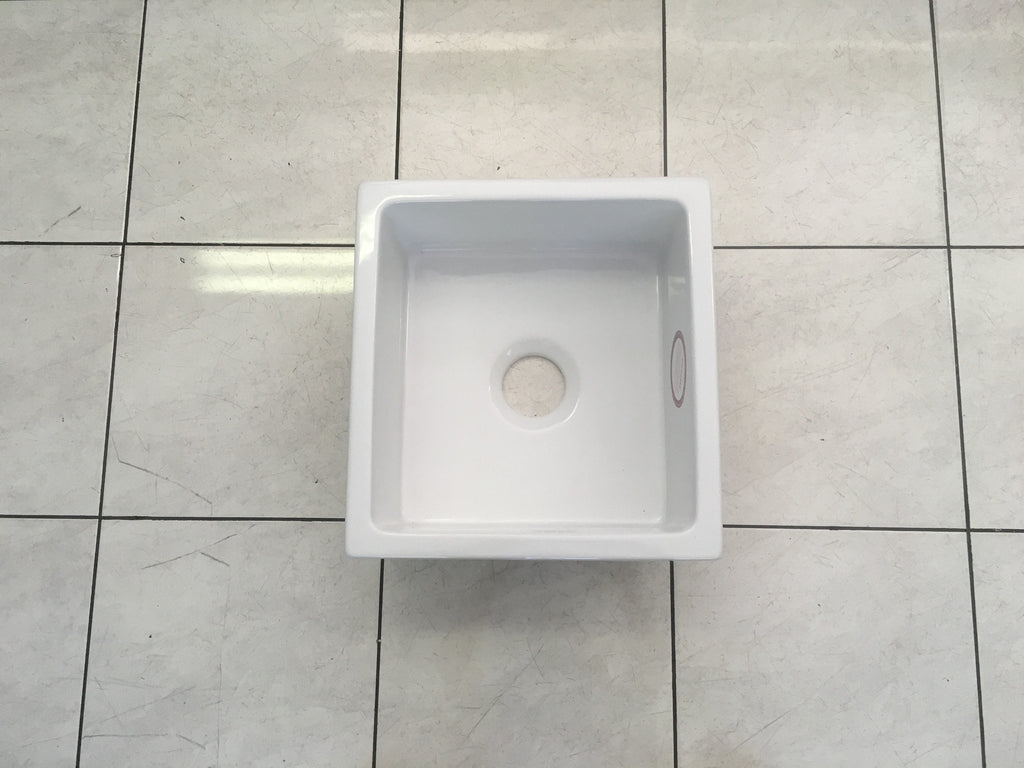 Fireclay Undermount Kitchen Sink - 475 x 455 x 200mm