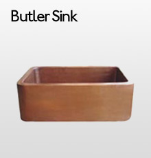 Copper Butler Sink - Large *762 *500 *255mm